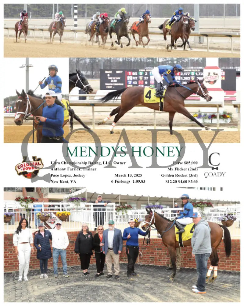 MENDYS HONEY - 031325 - Race 06 - CNL Colonial Downs