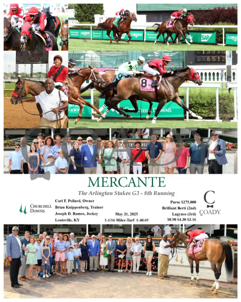 MERCANTE - The Arlington Stakes G3 - 8th Running - 05-31-25 - R09 - CD Churchill Downs