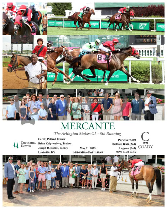MERCANTE - The Arlington Stakes G3 - 8th Running - 05-31-25 - R09 - CD Churchill Downs