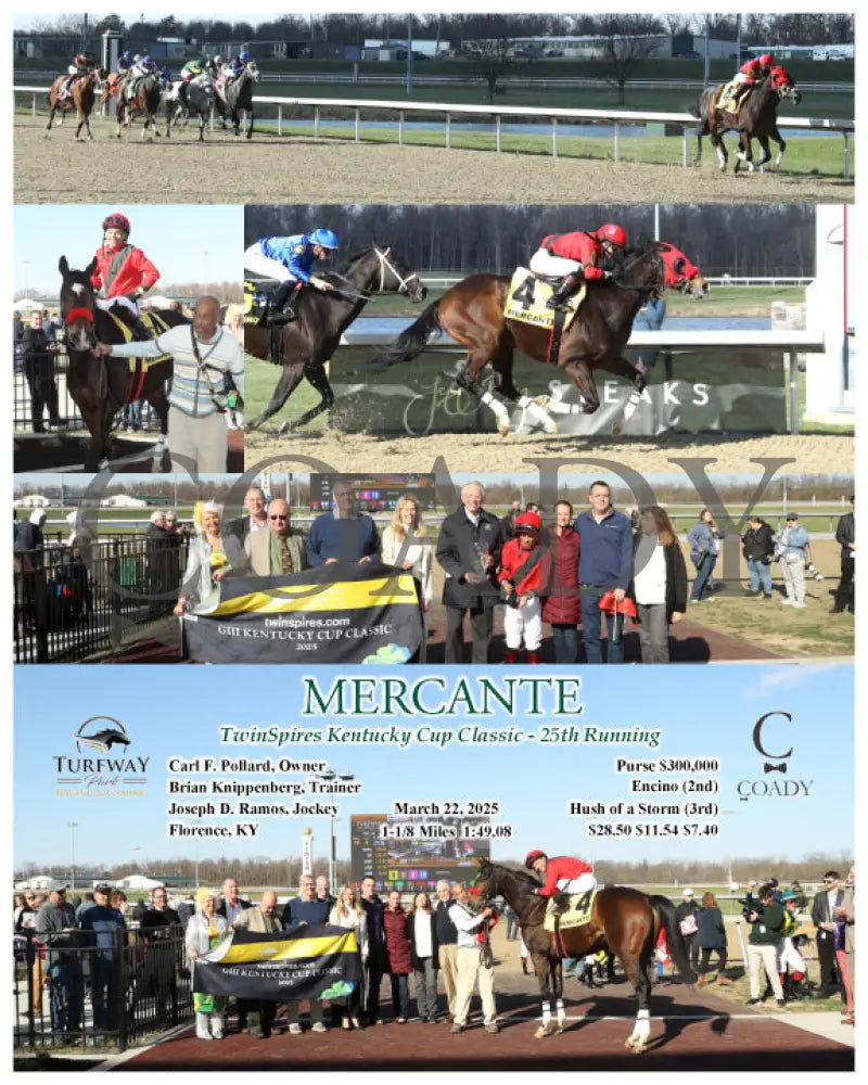 MERCANTE - TwinSpires Kentucky Cup Classic - 25th Running - 03-22-25 - R10 - TP - Coady Media - Kurtis Coady Photography