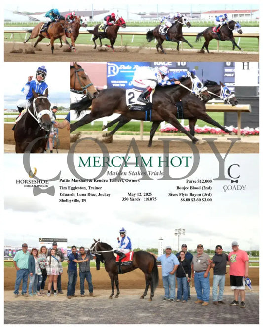 MERCY IM HOT - Maiden Stakes Trials - 05-12-25 - R10 - IND Indiana Grand