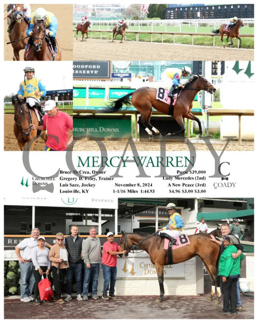Mercy Warren - 11-08-24 R01 Cd Churchill Downs