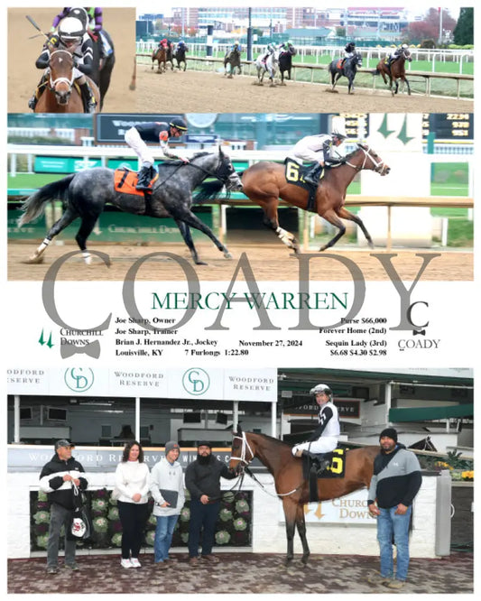 Mercy Warren - 11-27-24 R05 Cd Churchill Downs