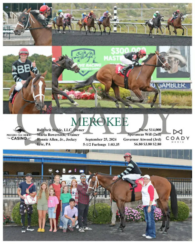 Merokee - 09-25-24 R06 Pid Presque Isle Downs