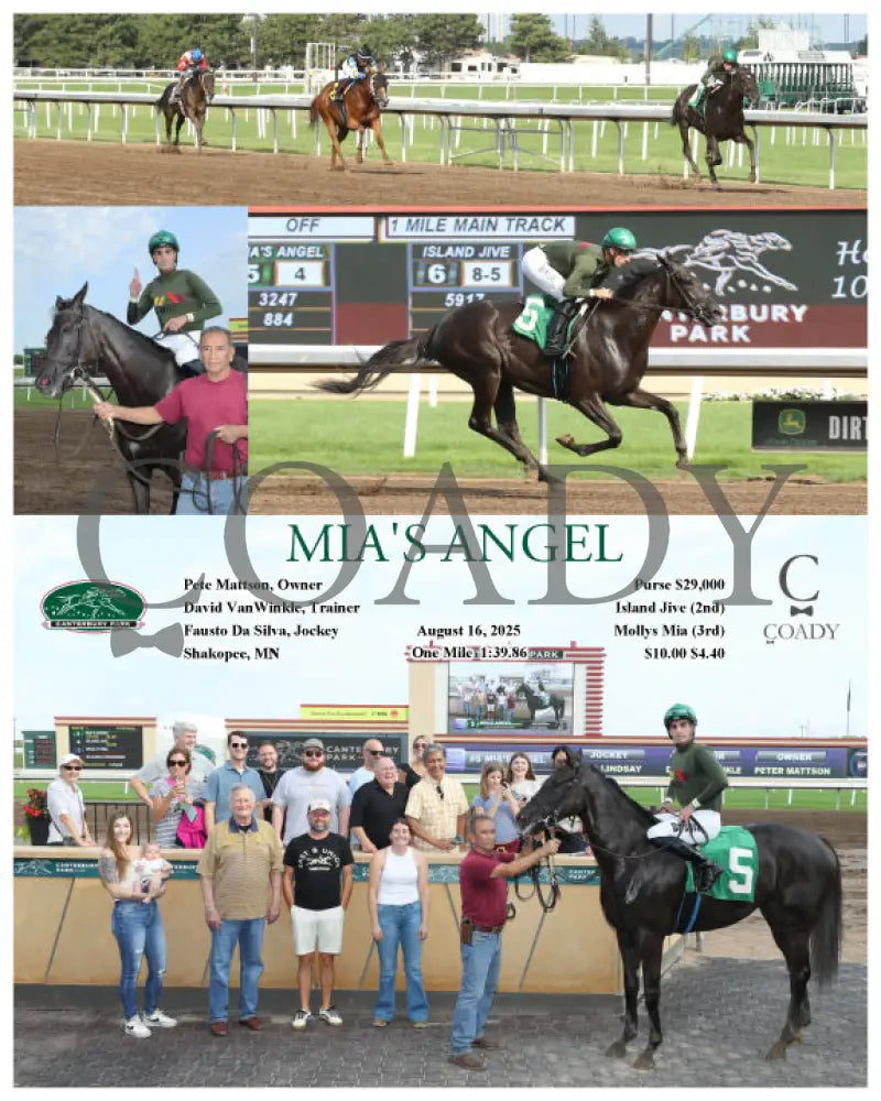 MIA’S ANGEL - 08-16-25 - R01 - CBY Canterbury Park
