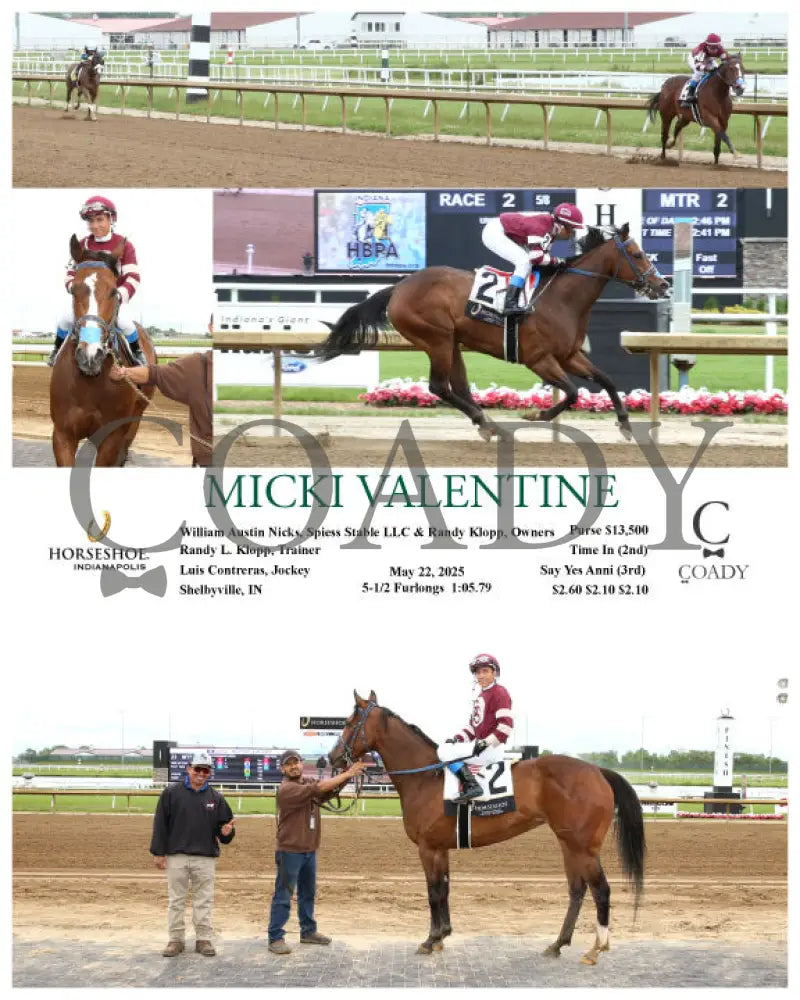 MICKI VALENTINE - 05-22-25 - R02 - IND Indiana Grand