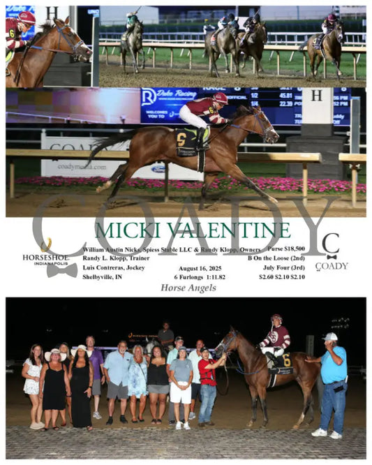 MICKI VALENTINE - 08-16-25 - R08 - IND Indiana Grand