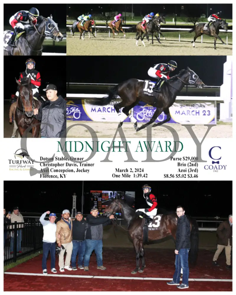 Midnight Award - 03-02-24 R05 Tp Turfway Park