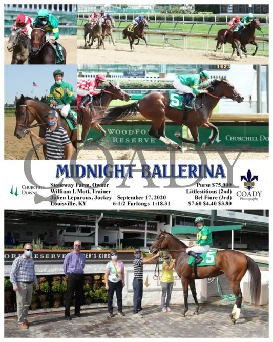 Midnight Ballerina - 09-17-20 R06 Cd Churchill Downs