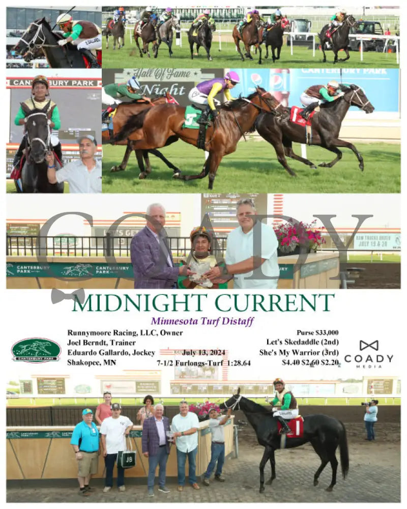 Midnight Current - Minnesota Turf Distaff 07-13-24 R04 Cby Canterbury Park