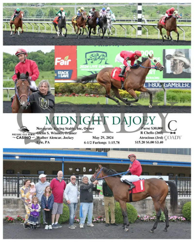 Midnight Dajoey - 05-29-24 R08 Pid Presque Isle Downs