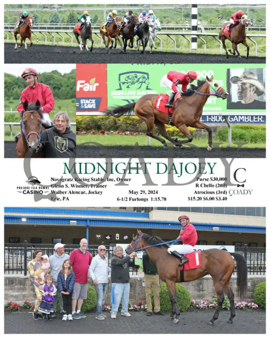 Midnight Dajoey - 05-29-24 R08 Pid Presque Isle Downs