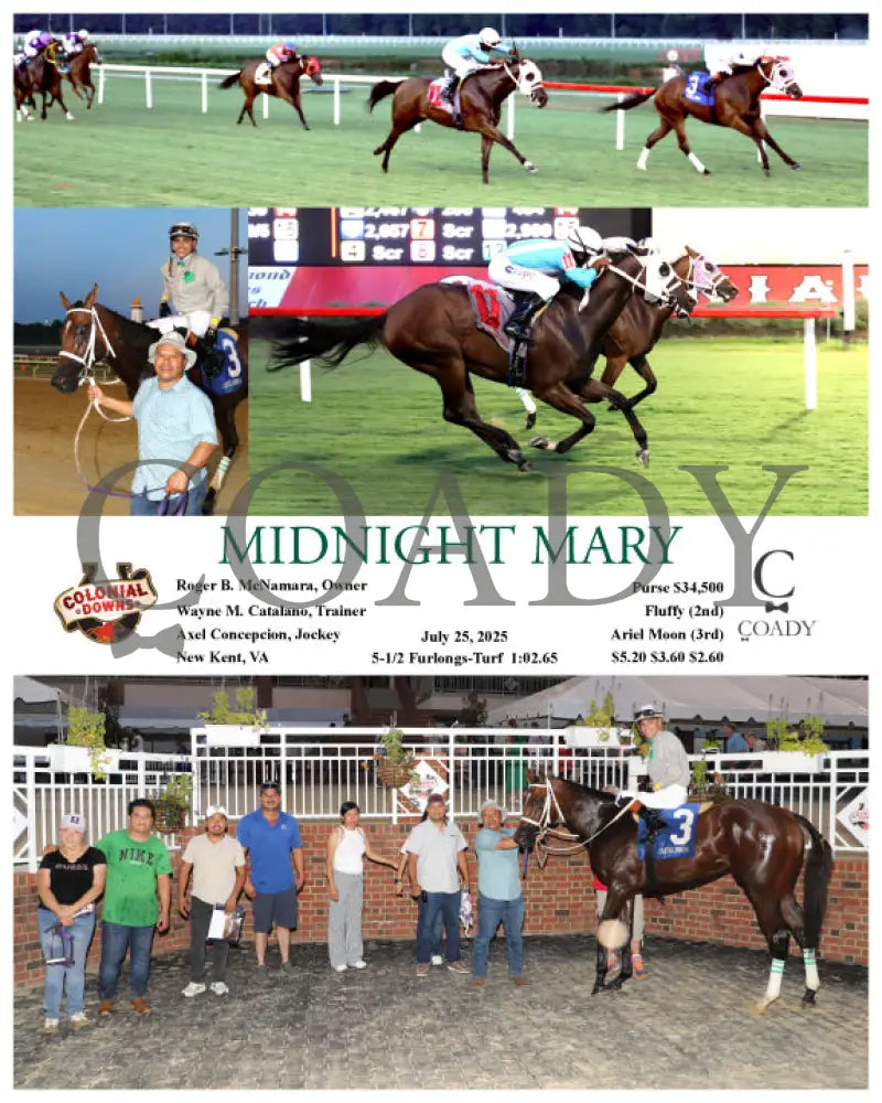 MIDNIGHT MARY - 07-25-25 - R08 - CNL Colonial Downs