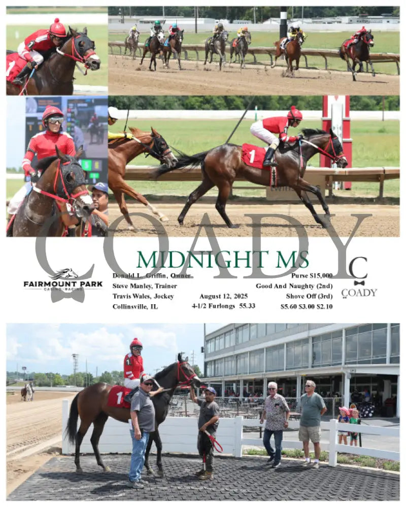 MIDNIGHT MS - 08-12-25 - R01 - FP Fanduel Sportsbook Horse Racing