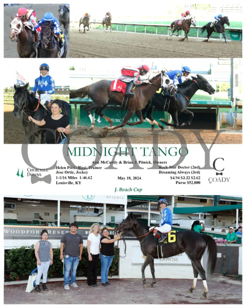 Midnight Tango - 05-18-24 R03 Cd Churchill Downs