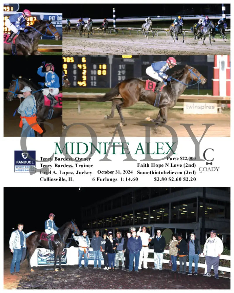 Midnite Alex - 10-31-24 R06 Fan Fanduel Sportsbook Horse Racing