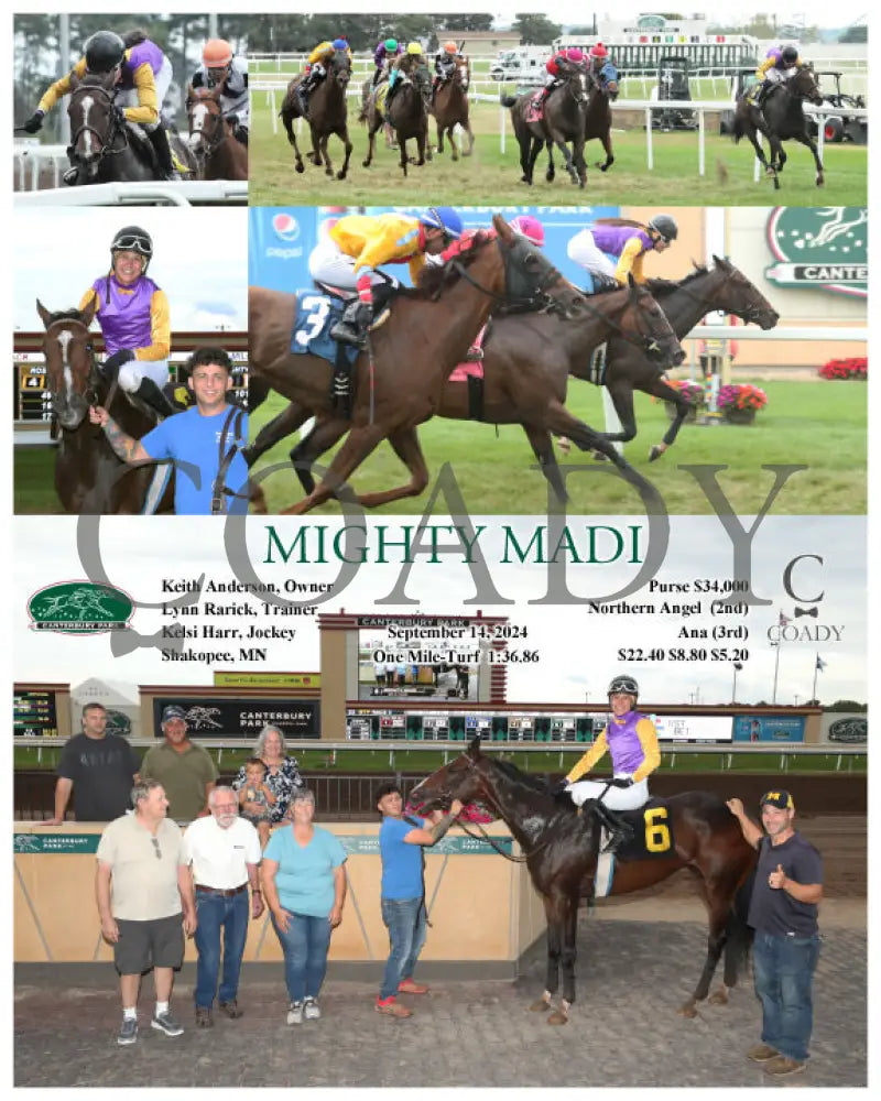 Mighty Madi - 09-14-24 R01 Cby Kentucky Downs