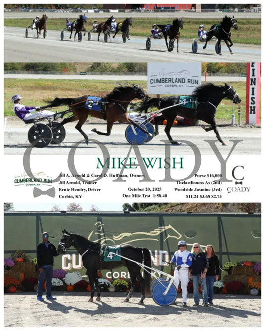 MIKE WISH - 102025 - Race 01 - CMR Presque Isle Downs