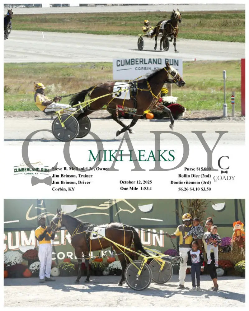 MIKI LEAKS - 10-12-25 - R01 - CMR Presque Isle Downs