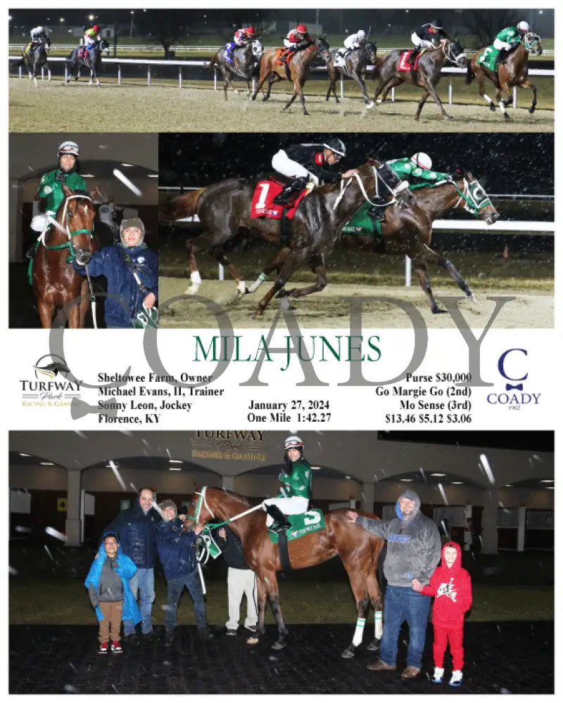 Mila Junes - 01-27-24 R03 Tp Turfway Park