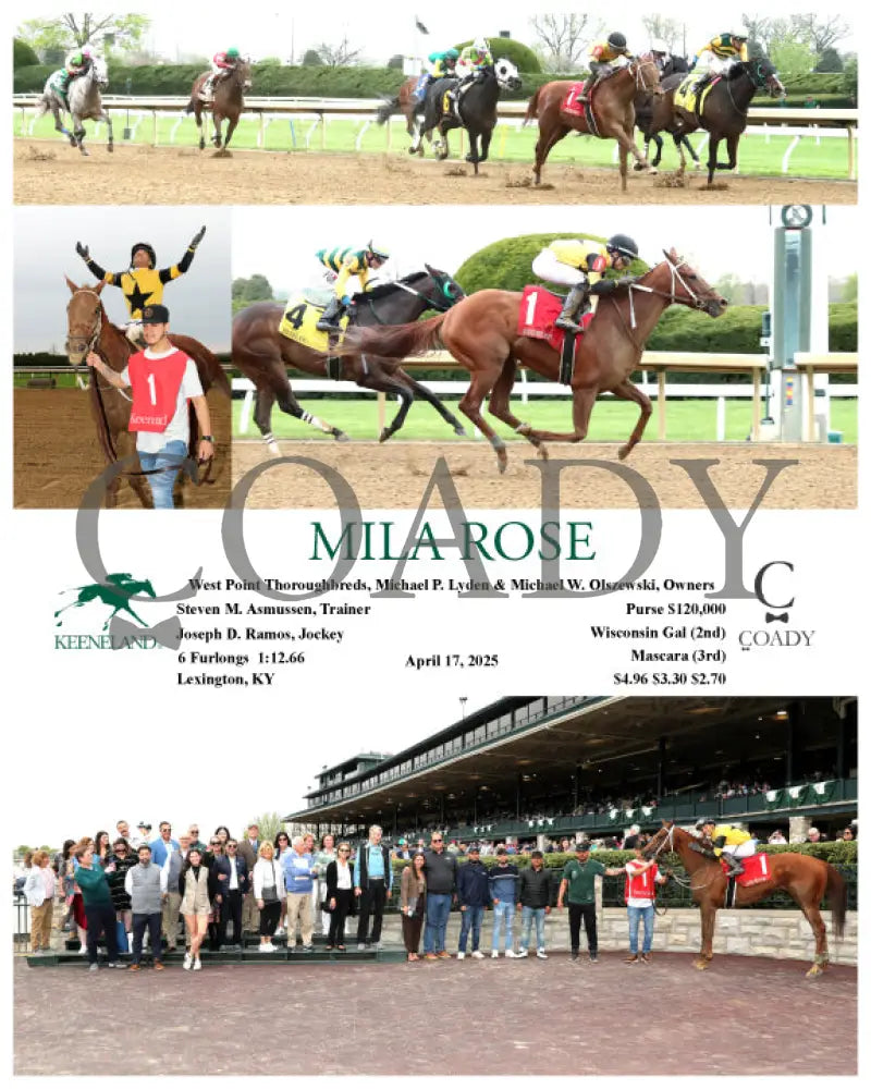 MILA ROSE - 04-17-25 - R08 - KEE Keeneland