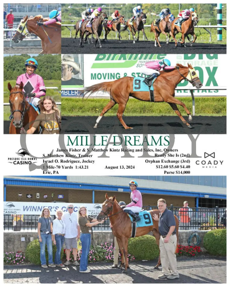 Mille Dreams - 08-13-24 R05 Pid Presque Isle Downs