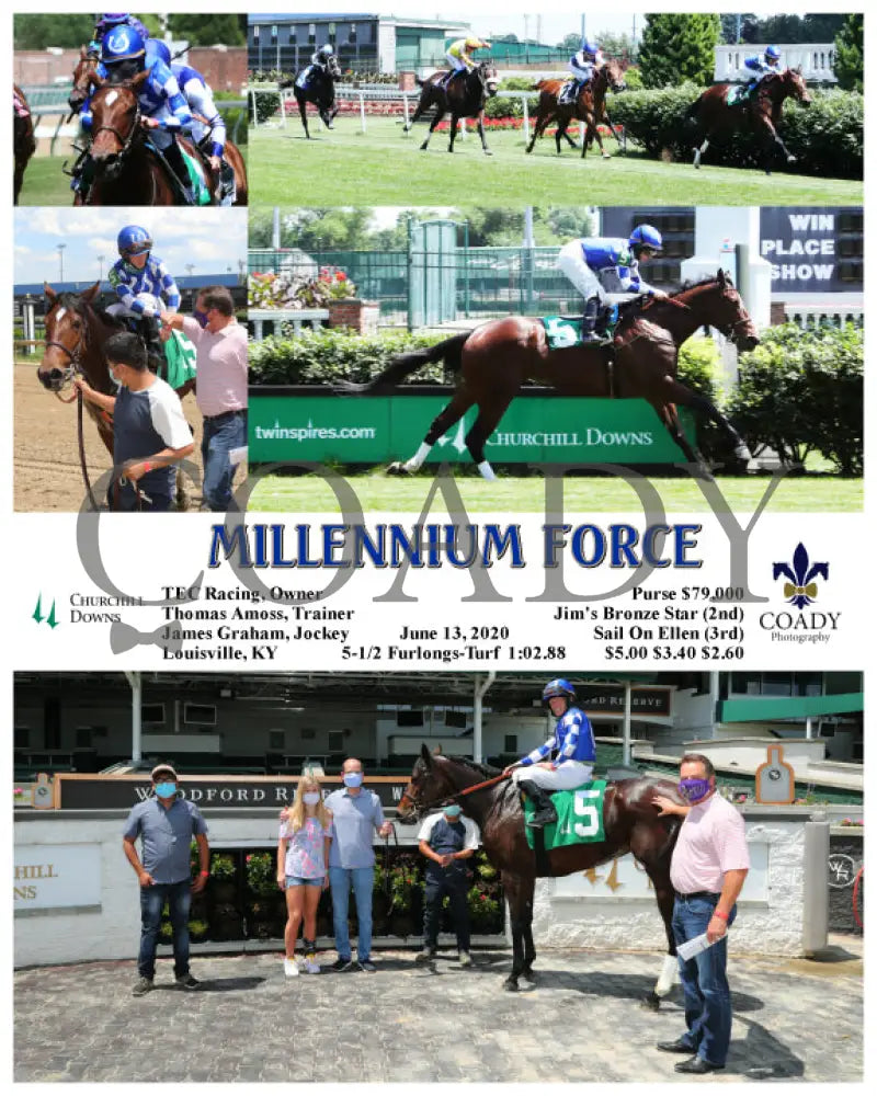 Millennium Force - 06-13-20 R04 Cd Churchill Downs