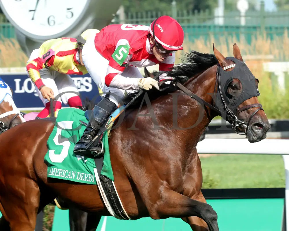 MINARET STATION - The American Derby - 110th Running - 06-28-25 - R12 - CD - Tight Finish 01 Churchill Downs