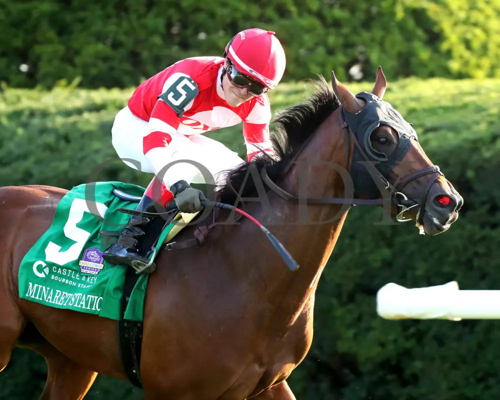 Minaret Station - The Castle & Key Bourbon G2 10-06-24 R10 Kee Tight Finish 02 Keeneland
