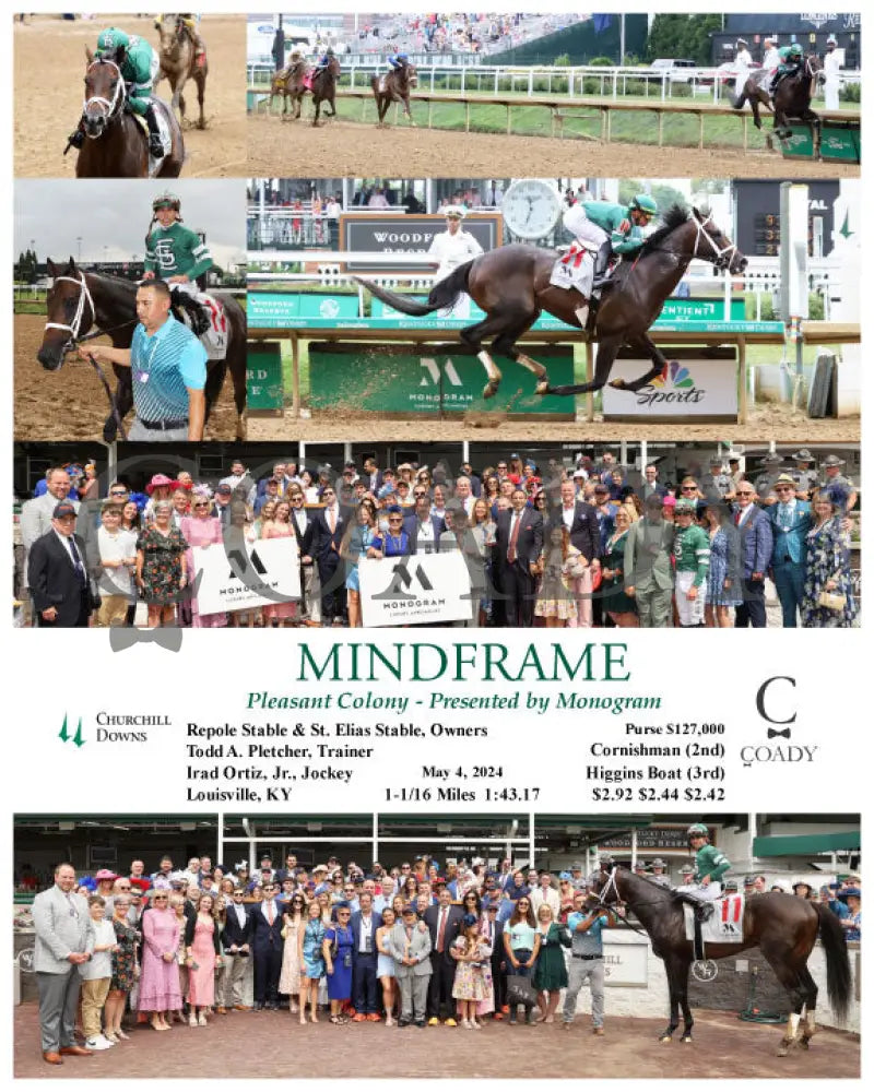 Mindframe - 050424 Race 03 Cd Pleasant Colony Presented By Monogram Churchill Downs