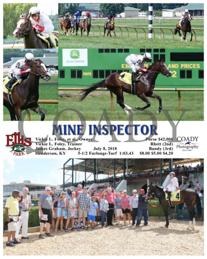 Mine Inspector - 070818 Race 06 Elp Ellis Park