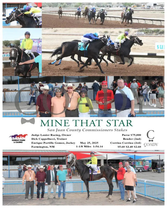 MINE THAT STAR - San Juan County Commissioners Stakes - 05-25-25 - R11 - SRP SunRay Park