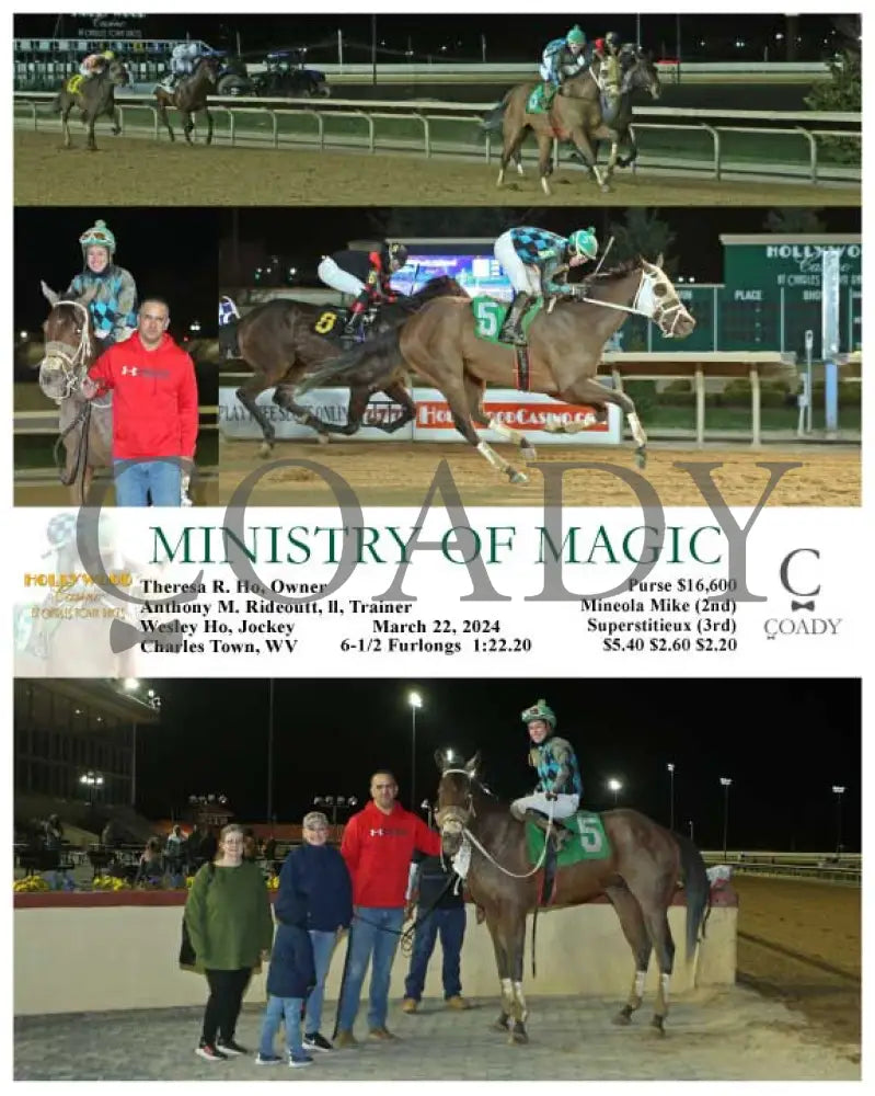 Ministry Of Magic - 03 - 22 - 24 R03 Ct Hollywood Casino At Charles Town Races