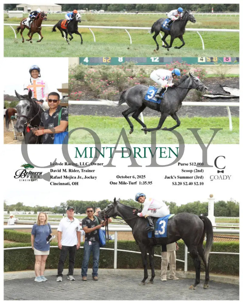 MINT DRIVEN - 100625 - Race 05 - BTP Presque Isle Downs