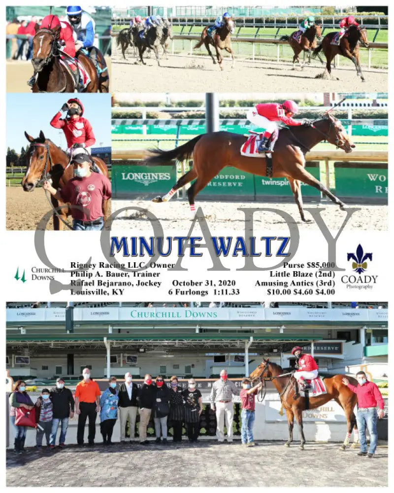 Minute Waltz - 10-31-20 R08 Cd Churchill Downs