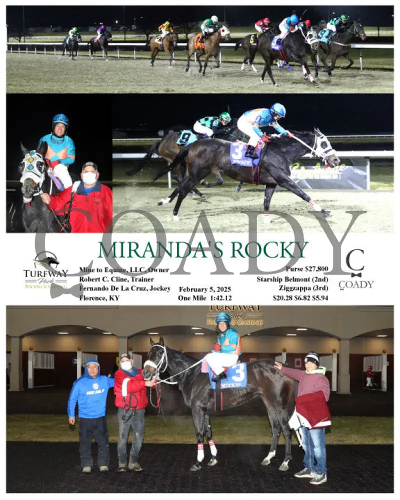 Miranda’s Rocky - 02-05-25 R04 Tp Turfway Park