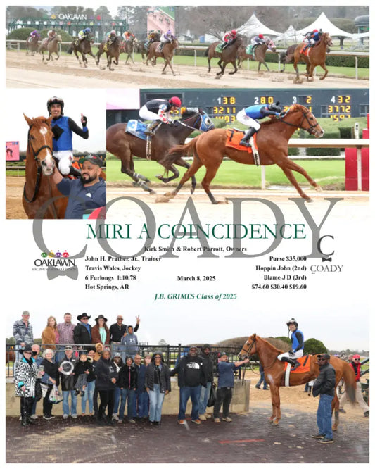 MIRI A COINCIDENCE - 03-08-25 - R01 - OP Oaklawn Park