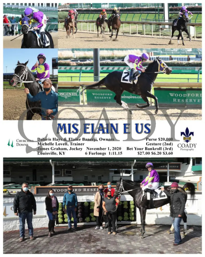 Mis Elain E Us - 11-01-20 R02 Cd Churchill Downs