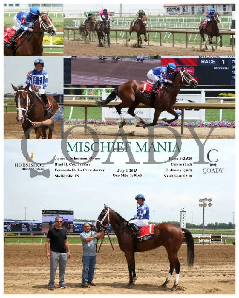 MISCHIEF MANIA - 07-09-25 - R01 - IND Indiana Grand