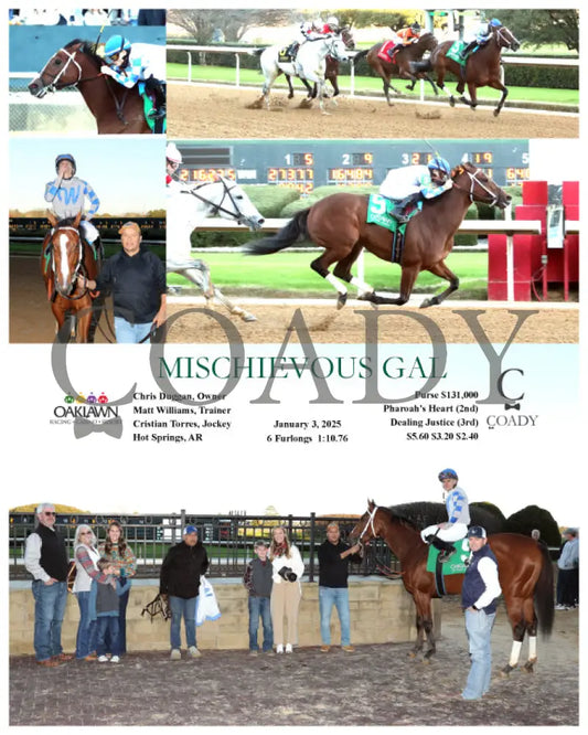 Mischievous Gal - 01-03-25 R09 Op Oaklawn Park