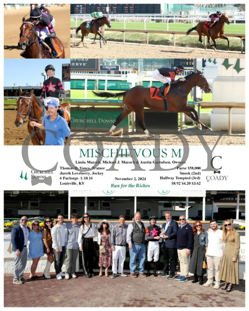 Mischievous M - 110224 Race 03 Cd Group Churchill Downs