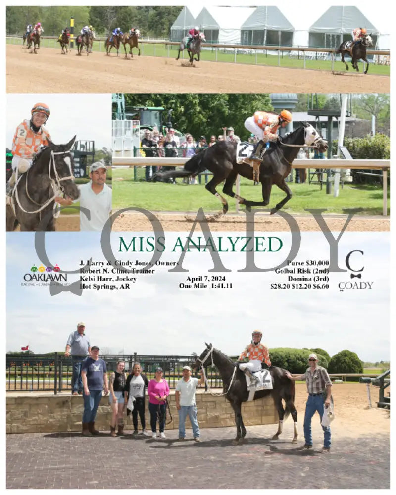 Miss Analyzed - 04 - 07 - 24 R02 Op Oaklawn Park