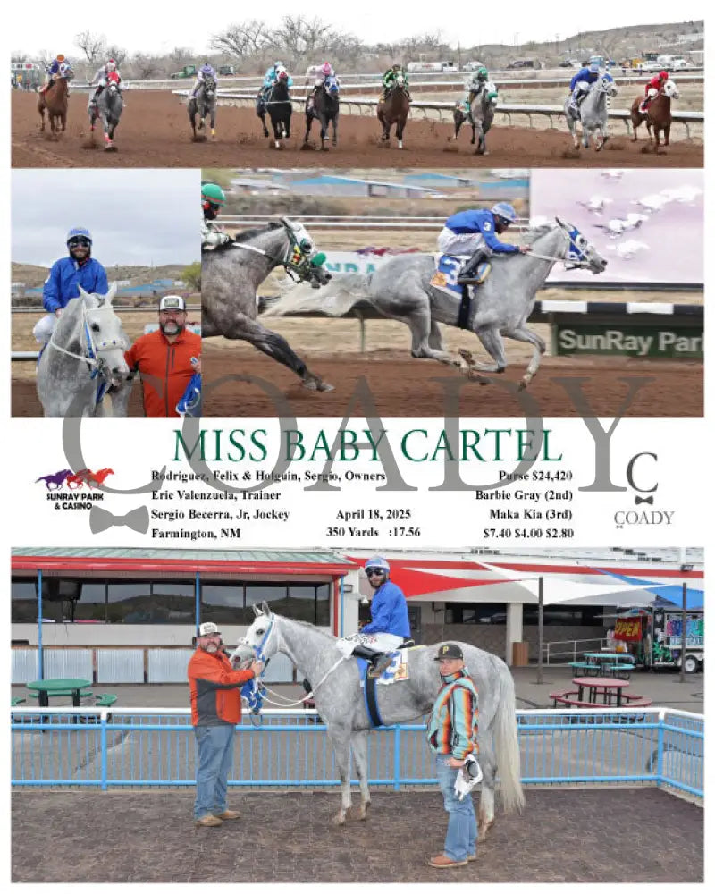 MISS BABY CARTEL - 04-18-25 - R11 - SRP SunRay Park