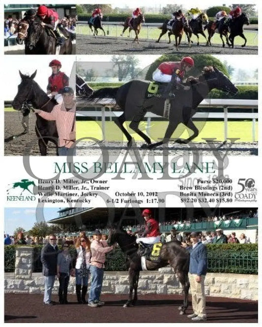 Miss Bellamy Lane - 101012 Race 07 Keeneland