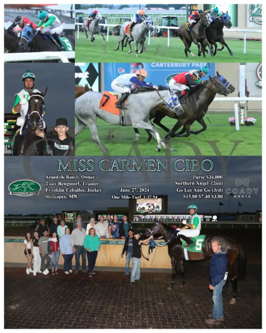 Miss Carmen Cibo - 06-27-24 R07 Cby Canterbury Park
