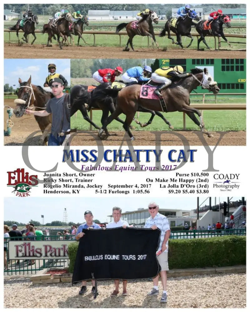 Miss Chatty Cat - 090417 Race 02 Elp G Ellis Park