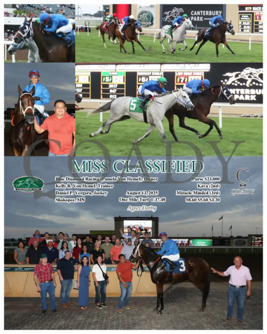 MISS CLASSIFIED - 08-13-25 - R06 - CBY Canterbury Park