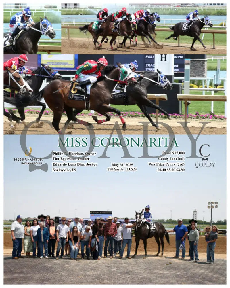 MISS CORONARITA - 05-31-25 - R07 - IND Indiana Grand