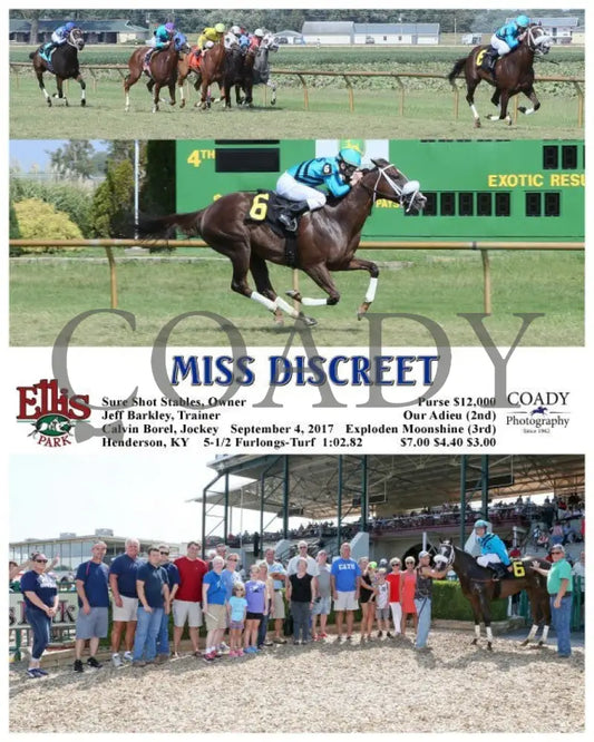 MISS DISCREET - 090417 - Race 05 - ELP - Coady Media - Kurtis Coady Photography