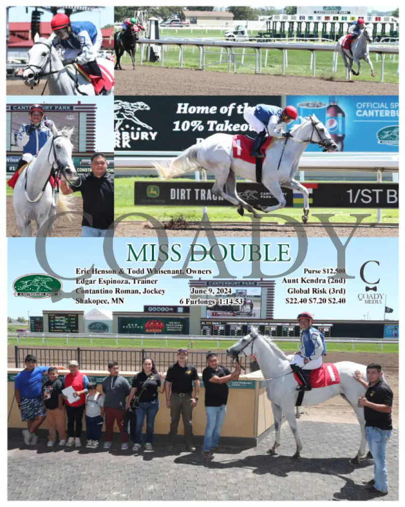 Miss Double - 06-09-24 R01 Cby Canterbury Park